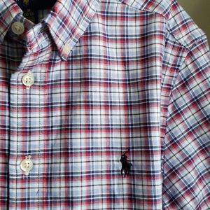 Boy's Long Sleeve Button Down